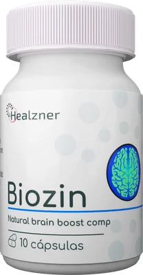 Biozin, frasco de 10 cápsulas de Healzner para apoyar la audición
